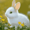 Cute Bunny Rabbit Diamond Painting