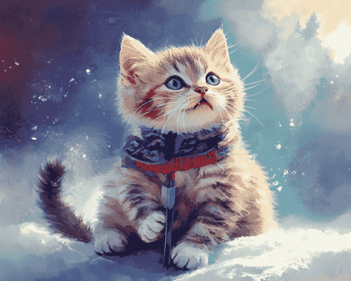 Cute Cat Adventures Diamond Painting