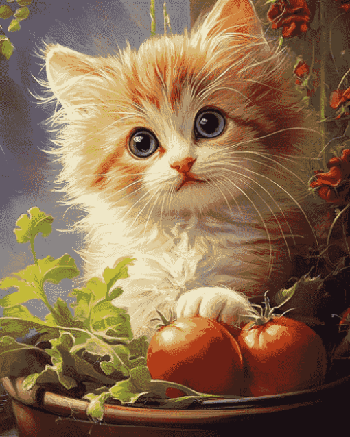 Cute Cat Kitties Diamond Painting