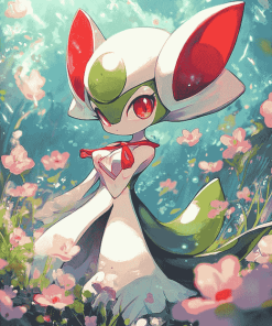 Cute Fantasy Gardevoir Diamond Painting