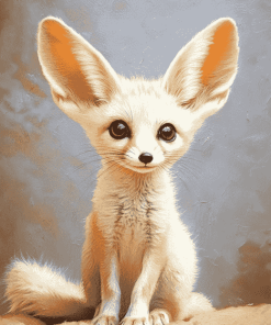 Cute Fennec Fox Diamond Painting