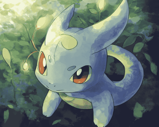 Cute Lanturn Pokemon Diamond Painting