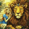 Cute Leo Lion Queen Diamond Painting