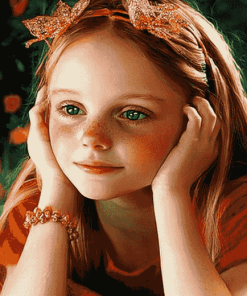 Cute Little Miss Sunshine Movie Diamond Painting