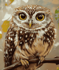 Cute Ninoxe Boobook Owl Diamond Painting