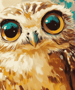 Cute Owl Diamond Painting