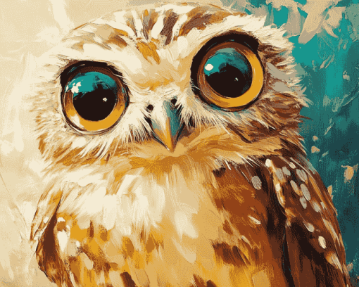 Cute Owl Diamond Painting