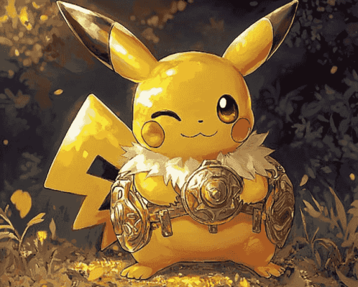 Cute Pikachu Anime Diamond Painting