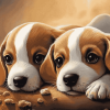 Cute Puppies Dogs Diamond Painting