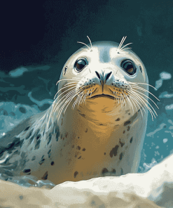 Cute Sea Animals Seal Diamond Painting