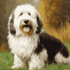 Cute Sheepdog Puppy Diamond Painting