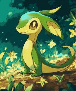 Cute Snivy Pokemon Diamond Painting