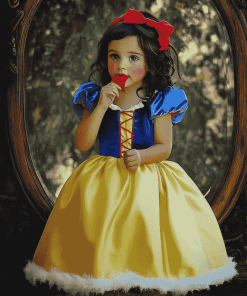 Cute Snow White Costume Diamond Painting