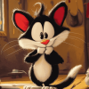 Cute Sylvester The Cat Animation Diamond Painting