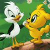 Cute Sylvester and Tweety Bird Diamond Painting