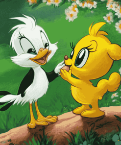 Cute Sylvester and Tweety Bird Diamond Painting