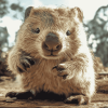 Cute Wombat Animal Diamond Painting