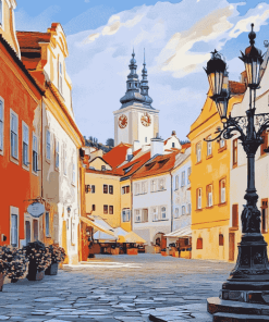 Czech Republic Old Town Charm Diamond Painting