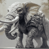 DND Loxodon Fantasy Diamond Painting