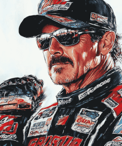 Dale Earnhardt Legendary Race Diamond Painting