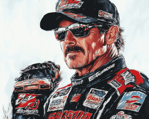 Dale Earnhardt Legendary Race Diamond Painting