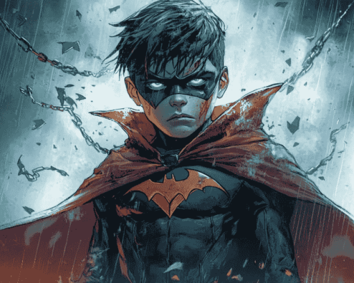 Damian Wayne Cartoon Diamond Painting