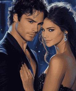 Damon Elena Celebrity Diamond Painting