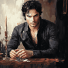 Damon Salvatore Celebrity Diamond Painting