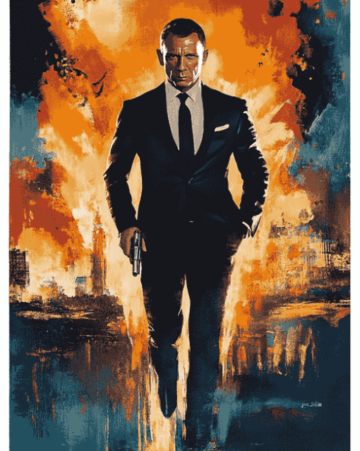 Daniel Craig Skyfall Diamond Painting