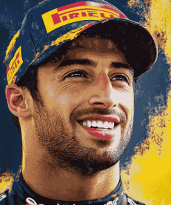 Daniel Ricciardo Racing Diamond Painting