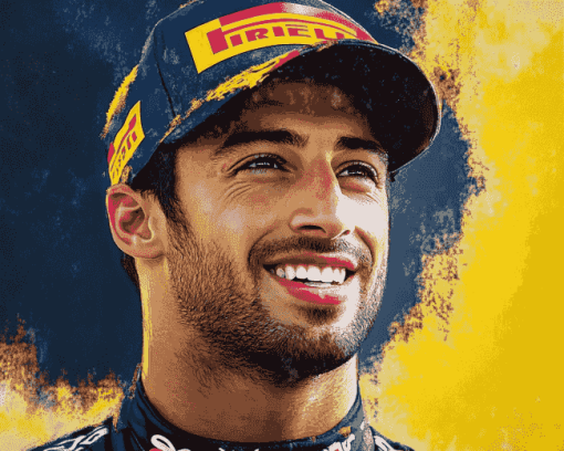 Daniel Ricciardo Racing Diamond Painting