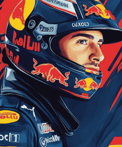 Daniel Ricciardo Racing Diamond Painting