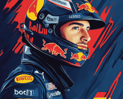 Daniel Ricciardo Racing Diamond Painting