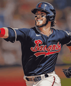 Dansby Swanson Baseball Portrait Diamond Painting