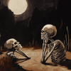 Danse Macabre Skeletons Diamond Painting