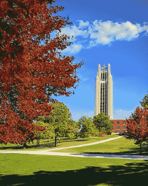 Dayton Carillon Park Tower Diamond Painting