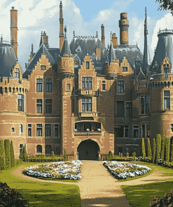 De Haar Castle Gardens Diamond Painting