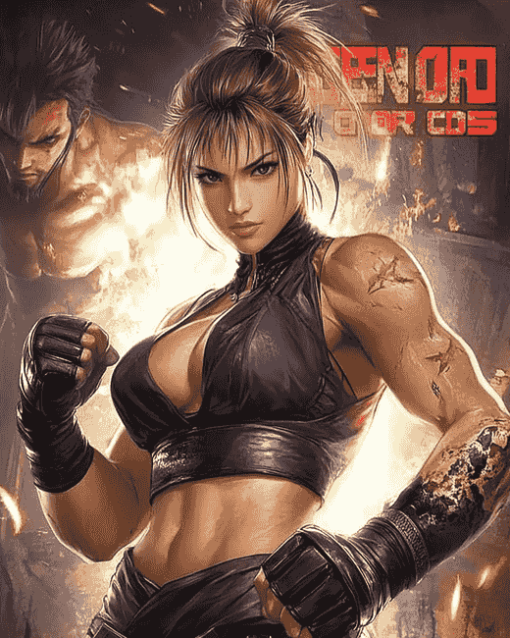 Dead Or Alive Core Fighters Animation Diamond Painting