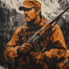 Deer Hunter Movie Scene Diamond Painting