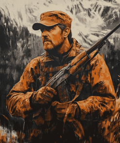 Deer Hunter Movie Scene Diamond Painting