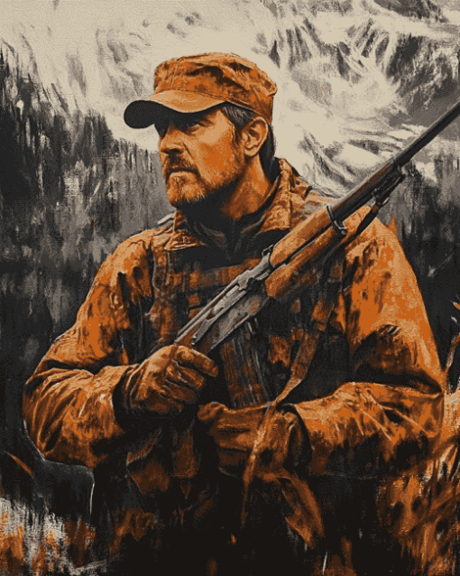 Deer Hunter Movie Scene Diamond Painting