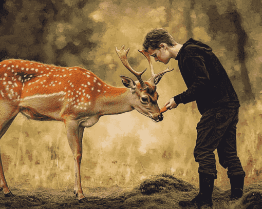 Deer and Elk Diamond Painting