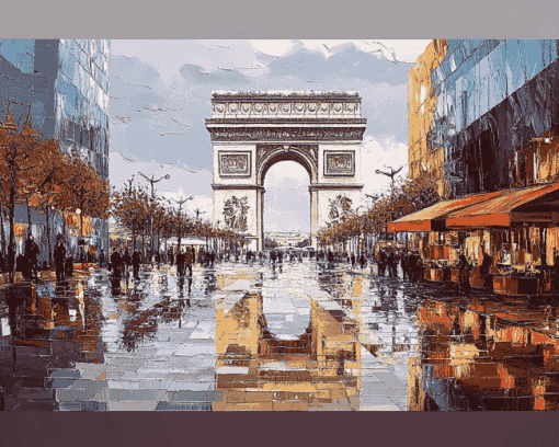 Defense Arch Paris Diamond Painting