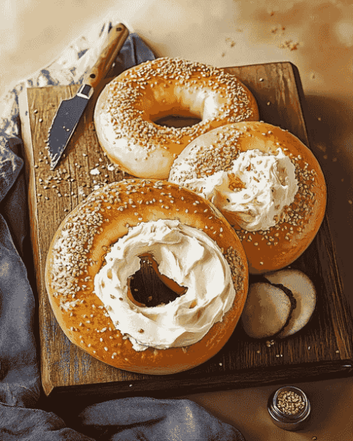 Delicious Bagel Creation Diamond Painting