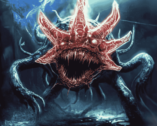 Demogorgon Fantasy Creatures Diamond Painting