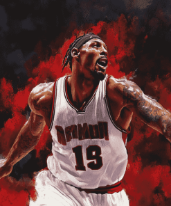 Dennis Rodman Basketball Diamond Painting