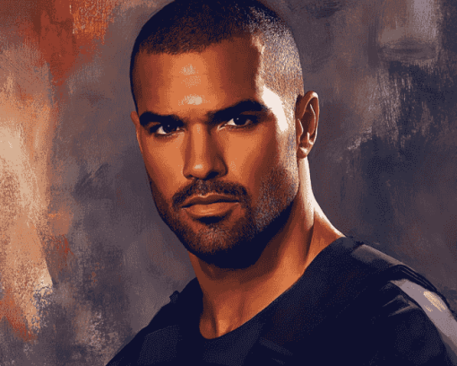 Derek Morgan Celebrity Diamond Painting