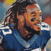 Derrick Henry Famous Football Players Diamond Painting