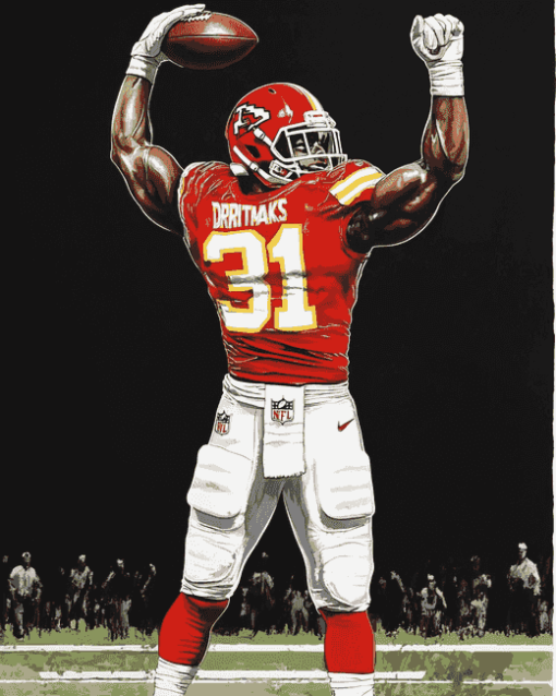 Derrick Thomas American Football Diamond Painting