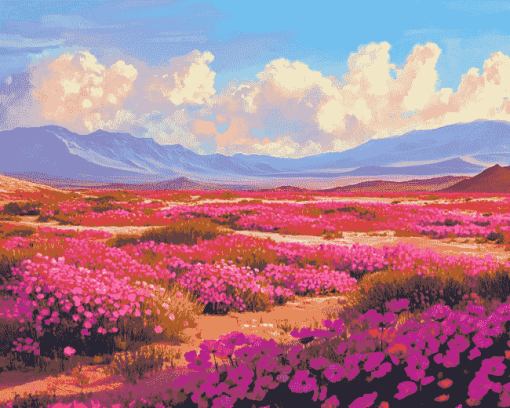 Desert Blossoms Diamond Painting